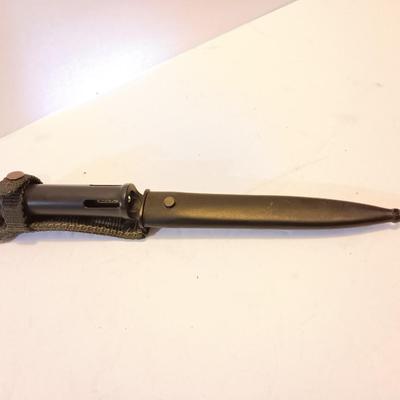 FN FAL C bayonet, Belgium M63 with scabbard