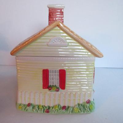 Nestle Toll House Cookie Jar House Shaped