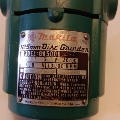 Makita Electric 125 mm Disc Grinder Mosel GA5000