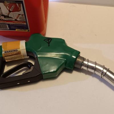 Brand new Diesel gas pump with 2-gallon Ameri-Can gas can