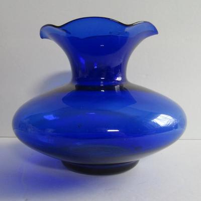 Nice Good Color Older Cobalt Blue Vase