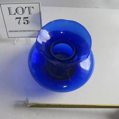 Nice Good Color Older Cobalt Blue Vase