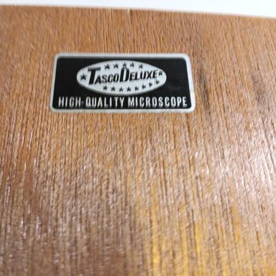 Tasco Quality Optics Zoom Microscope kit - appears complete.