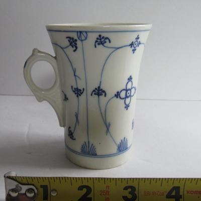 LOT 77: Old Flow Blue Handled Chocolate Mug, PK Selesia