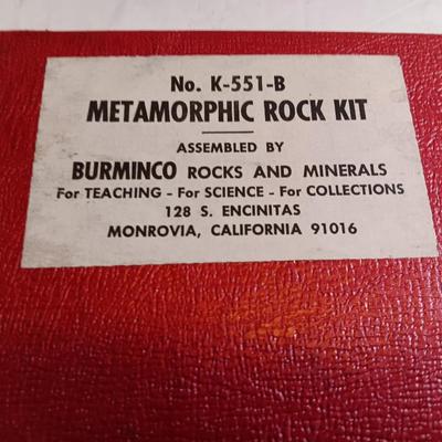 Complete Burminco rocks & Minerals Metamorphic Rock Kit -- Kit NO. K-551-B