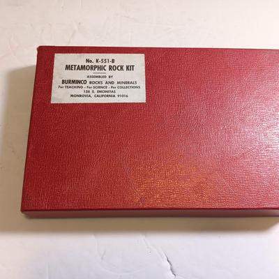 Complete Burminco rocks & Minerals Metamorphic Rock Kit -- Kit NO. K-551-B