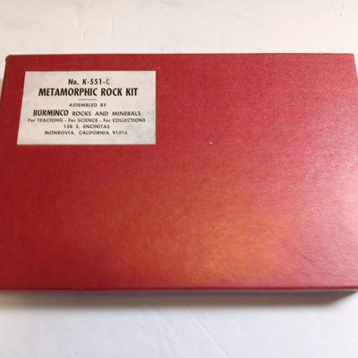 Complete Burminco rocks & Minerals Metamorphic Rock Kit -- Kit NO. K-551-C