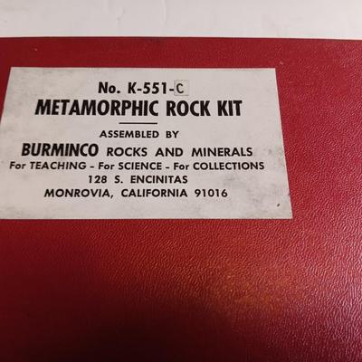 Complete Burminco rocks & Minerals Metamorphic Rock Kit -- Kit NO. K-551-C