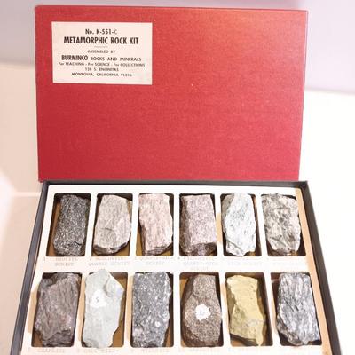 Complete Burminco rocks & Minerals Metamorphic Rock Kit -- Kit NO. K-551-C
