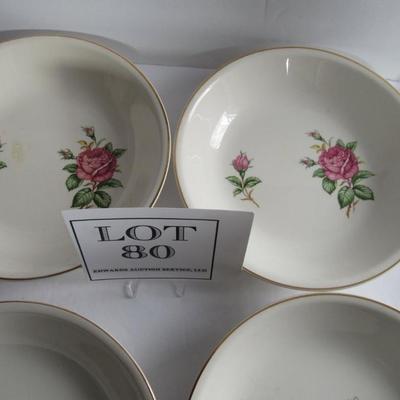 Lot of 4 Vintage Paden City Soup or Salad Bowls