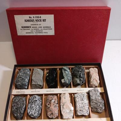 Barminco Rocks & Minerals Igneous Rock kit with Mineral Hardness kit -- 2 kits !