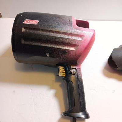 Craftsman 12 volt spotlight and a Realistic power horn