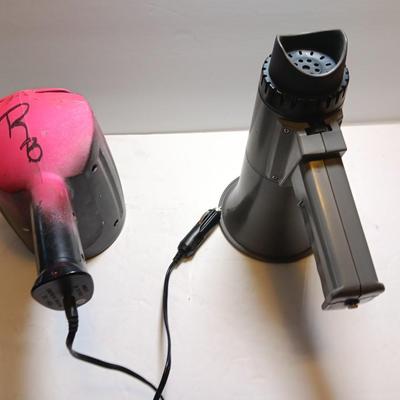 Craftsman 12 volt spotlight and a Realistic power horn