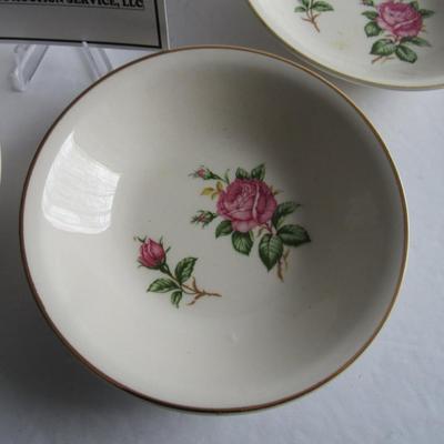 Vintage Paden City Potteries Berry Bowls, Set of 5