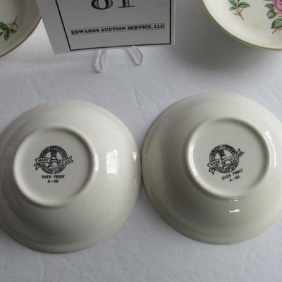 Vintage Paden City Potteries Berry Bowls, Set of 5