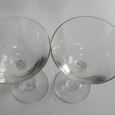 Vintage Heisey Rooster Cocktail Glasses, Set of 2