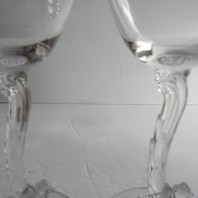 Vintage Heisey Rooster Cocktail Glasses, Set of 2