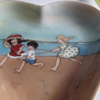 Antique Child's Heart Shaped Dish, Royal Bayreuth