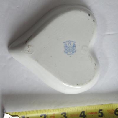 Antique Child's Heart Shaped Dish, Royal Bayreuth