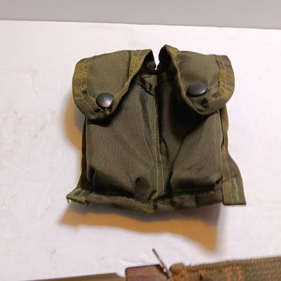 Military Issued U.S.A - U.S. Army M8A1 Bayonet, with Scabbard and nylon storage case.