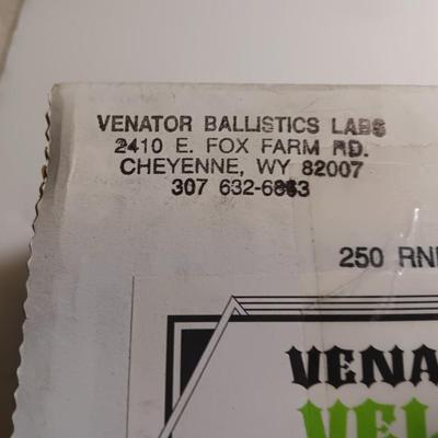 Venator Ballistics Velox High Performance Ammunition 45 ACP 185 GR JHP Ammunition