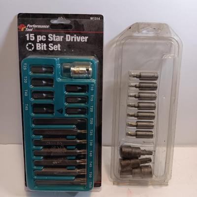 Performance tool 15 pc. star driver set with assortment of more drivers