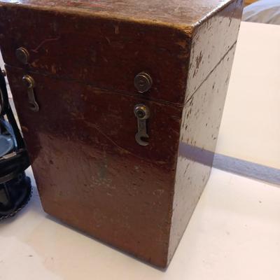 Antique W & L. E. Gurley Engineering Instrument Surveyors Precise Transit 132-F with original wooden Box