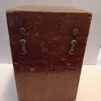 Antique W & L. E. Gurley Engineering Instrument Surveyors Precise Transit 132-F with original wooden Box