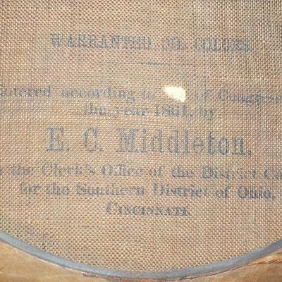 Original George Washington 1861 Lithograph and frame.