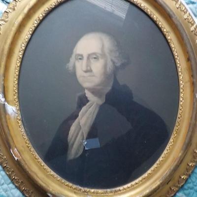 Original George Washington 1861 Lithograph and frame.