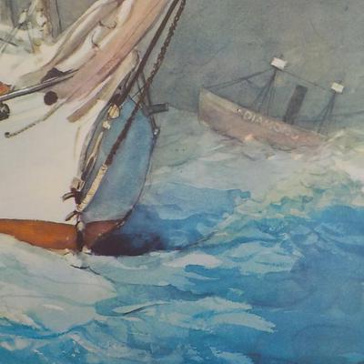 IBM Special Print of " Diamond Shoal" by Winslow Homer.