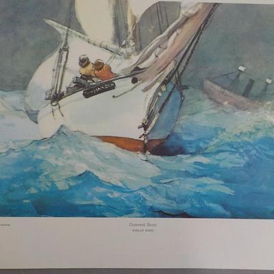 IBM Special Print of " Diamond Shoal" by Winslow Homer.