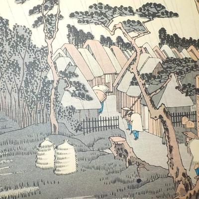 Original Wood Block print not repro. 1930's.