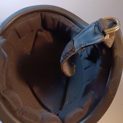 Vintage motorcycle helmet