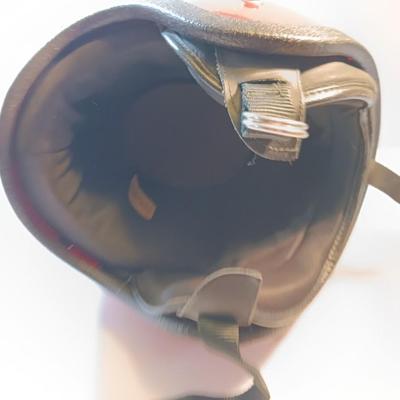 Vintage red Metal Flake - glitter bling and shine Motorcycle Helmet