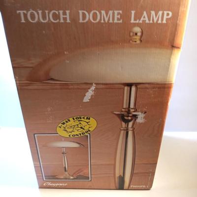 New in box - Touch dome lamp - 3-way touch control brass finish