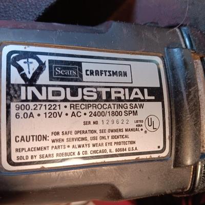 Craftsman Reciprocating saw with blades - painted with anti-theft pink paint