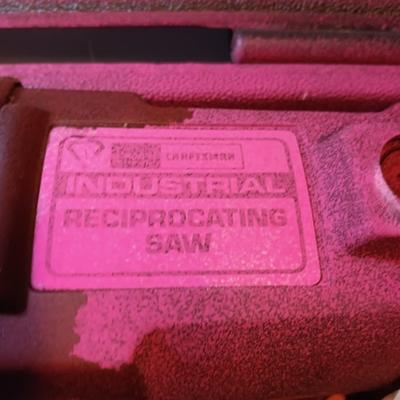 Craftsman Reciprocating saw with blades - painted with anti-theft pink paint