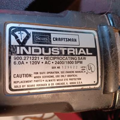 Craftsman Reciprocating saw with blades - painted with anti-theft pink paint