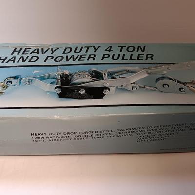 Heavy Duty 4-ton Hand power puller New in box
