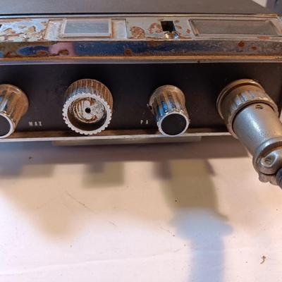 Two VINTAGE CB Radios Midland Pace model with microphones