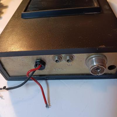 Two VINTAGE CB Radios Midland Pace model with microphones