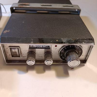 Two VINTAGE CB Radios Midland Pace model with microphones