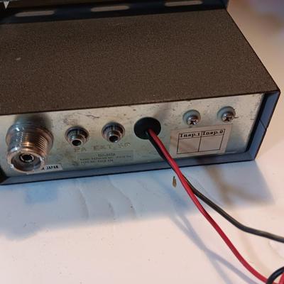 Two VINTAGE CB Radios Midland Pace model with microphones
