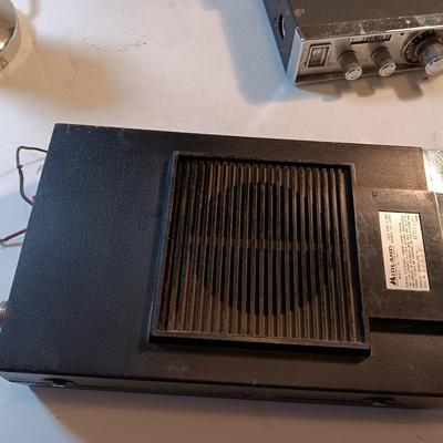 Two VINTAGE CB Radios Midland Pace model with microphones