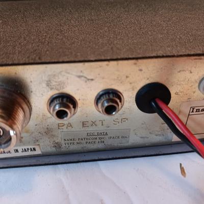 Two VINTAGE CB Radios Midland Pace model with microphones