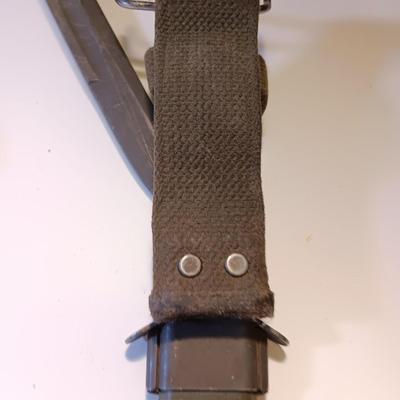 Vintage military issued Bayonet with scabbard marked US M8A1