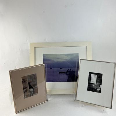 830 Set of Three Framed Photographs