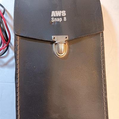 Vintage clamp meter with accessories and case