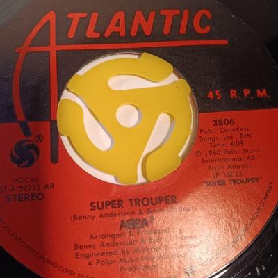 ANY ABBA FANS? Vinyl Albums 45's - ABBA The winner takes all - Chiquitia - on and on - and more